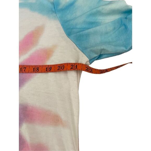 Tie Dye T Shirt Casual Sleepwear Hippie Funky Colorful Lounge - Picture 9 of 11